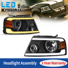 Sequential Switchback Led Drl Headlight For 2004-2008 Ford F150 Lincoln Mark Lt