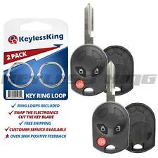 2x Keyless Entry Remote Car Key Fob Shell Case Cover For Ford Oucd6000022 3b
