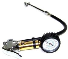 Pro Air Tire Inflator With Dial Gauge Dual Chuck Tire Ball Bike Inflator 220 Psi