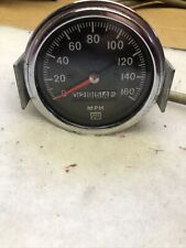 1950s 1960s Stewart Warner Speedometer 160 Mph Original Hot Rod