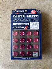 Rays Red Lug Dura Nuts Straight L32 32mm Wheel Wheels Lock M12x1.5 12x1.5
