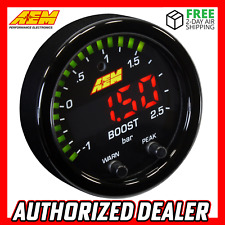 Aem X-series Boost Display 52mm Gauge -30in Hg To 35psi -1 To 2.5bar 30-0306