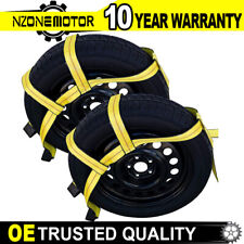 2 Pack Robbor Tow Dolly Basket Straps W Flat Hook Tie Down Bonnet 14-17