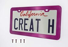 Creathome 201 Stainless Steel License Plate Frames