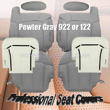 For 1999 2000 2001 2002 Chevy Silverado Gmc Sierra 1500 Front Seat Cover Gray