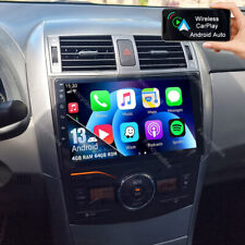9 For Toyota Corolla 2009-2013 Apple Carplay Android 13 Car Stereo Radio 464gb