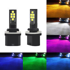 G4 Automotive 2x 880 Led Fog Light Bulbs Smd 3030 High Bright Colorful Drl Lamp
