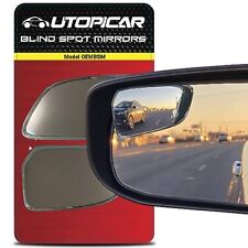 Utopicar Convex Blind Spot Mirrors 2 Pack - Oem Car Side Mirror Black