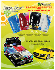 24 Pack Treefrog Fresh Box Classic Assorted Squash Scents Air Freshener Refill