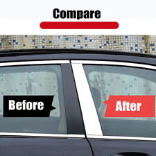 For 20082012 Honda Accord 8th Chrome Pillar Posts Cover Door Trim Window Decal
