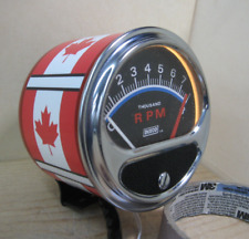Dixco 8k 8000 Rpm Vintage Tachometer Tach Maple Leaf Cup - 435