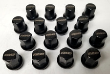 Rays Steel Closed Ended Wheel Tuner Lug Nuts - Black 17mm Hex M12x1.5mm - 16 Pc
