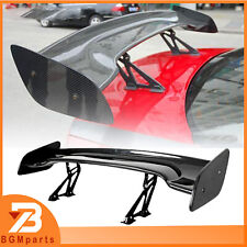 Universal Rear Trunk Spoiler Adjustable Racing Tail Wing Carbon Fiber Gt Style