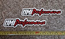 Lot Of 2 Umi Performanc Racing Decals Stickers Outlaw Nhra Nascar Hot Rod