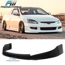 Fit 03-05 Honda Accord Coupe Hfp Style Pu Front Bumper Lip Spoiler