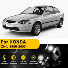 Led Interior License Plate Light For Honda Civic 1996-2000 White Package Kit 8x