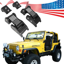 Locking Hood Latch Aluminum Fit Jeep Wrangler 2007-2023 Jk Jl Jlu Gladiator Jt