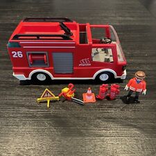 1996 Playmobil 3880 Red Fire Truck 26 Replacement Parts Lot
