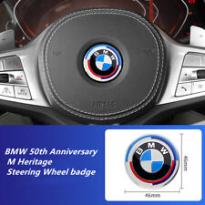 3 Color New Style 46mm Bmw 50 Years Of M Heritage Steering Wheel Badge Emblem