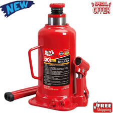 20 Ton Hydraulic Welded Bottle Jack Lifting Heavy Duty Car Auto House Repair Red