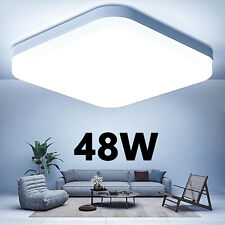 48w Led Ceiling Light Panel Ultra Thin Home Fixture Bedroom Kitchen 6000k Lamp