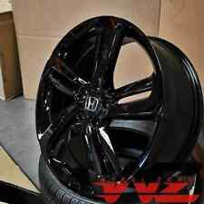 20 Wheels Rims Fit Honda Accord Civic Sport Ex 5x114.3 20x8.5 Gloss Black Set 4