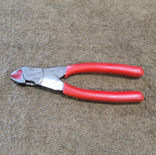 Snap On Diagonal Wire Cutters Snips Pliers Soft Cushion Throat Grip 87cf 7 Usa