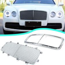 For 2013-2019 Bentley Flying Spur Front Radiator Chrome Grille Grill Mesh Bumper
