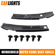 Fit For Ford Mustang 1999-2004 Windshield Wiper Cowl Vent Grille Panel Hood 2pcs