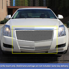Stainless Chrome Dual Mesh Grille Fits 2008-2013 Cadillac Cts 11-13 Cts Coupe