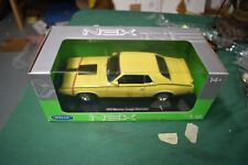 118 Welly Nex Models 1970 Mercury Cougar Xr7 Yellow Nib Sealed Case 12520w