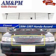 Fits 1994-1997 Honda Accord Main Upper Grille Billet Grill Insert Chrome 1995
