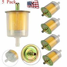 5pc High Performance Universal 516 Fuel Filter Industrial Inline Gas Fuel Line