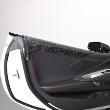 Forged Real Carbon Fiber Interior Door Panel Trim Cover For Corvette C8 2020-23