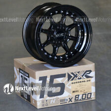 Xxr 002.5 15x8 4x100 4x114.3 0 Full Gloss Black Wheel Rim Fits Civic Integra