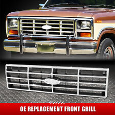 Square Mesh For 82-86 Ford F150 F250 F350 F100 Bronco Oe Style Front Grille