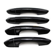 4pcs Door Handle Cover Black Trim For Ford Fusion 2013-2020 With Smart Key Abs