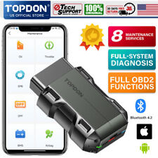 Topdon Topscan Obd2 Scanner Full System Code Reader For Iphone Android