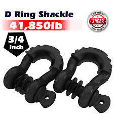 2 Pack D Ring Shackles 34 With 78 Pin Heavy Duty Towing Accessories