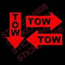 Set Of 3 Tow Arrows Vinyl Decal Sticker Jdm Lowered Fatlace Drift Stance Illest