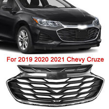 Front Bumper Grille Grill For 2019-2023 Chevrolet Cruze Black Wchrome Surround