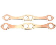 Sbc Oval Port Copper Header Exhaust Gaskets For Sb Chevy 327 305 350 Reusable