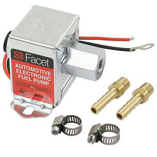 Empi 41-2010-8 Facet Cube Electric Fuel Pump 2-4 Psi Includes Clamps Fittings