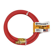 Continental Rubber Air Hose 3 Feet X 38 Inch 250 Psi Oil-resistant Red 10368