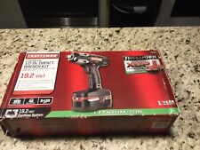 Craftsman 19.2v Volt Cordless 12 Impact Wrench Kit Battery Charger