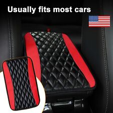 Universal Car Leather Armrest Pad Cover Center Console Box Cushion Mat Protector