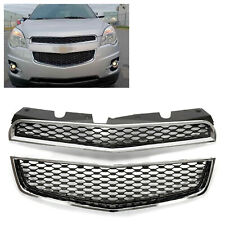 Front Upper Lower Bumper Grille Honeycomb Style For 10-2015 Chevrolet Equinox