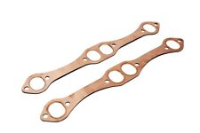 Sbc Oval Port Copper Header Exhaust Gaskets Reusable Sb Chevy 305 327 350 383