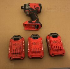 Craftsman Cmcf813 20v 14-in Brushless Cordless Impact Driver W3 Batteries