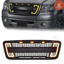 For 2004-2008 Ford F150 Front Bumper Grill Raptor Style Wdrlturn Signal Lights